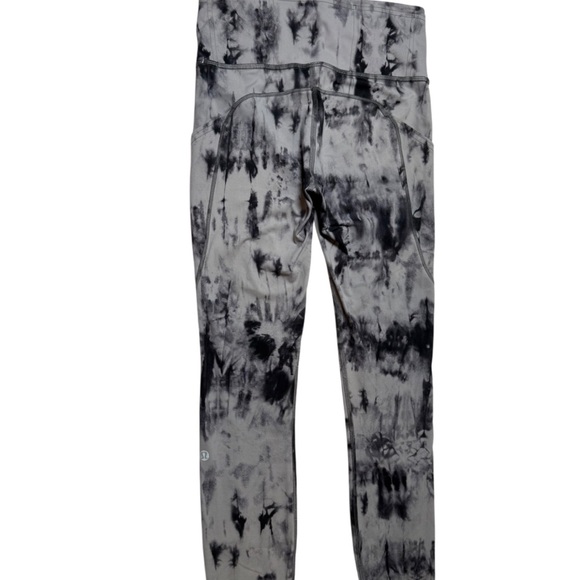 Align HR Pant 25" Cool Size 4 Grey white black - Picture 2 of 6